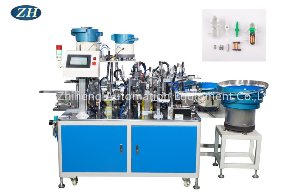 Push-botoia Muntatzeko Makina Line Zehaztasun handia