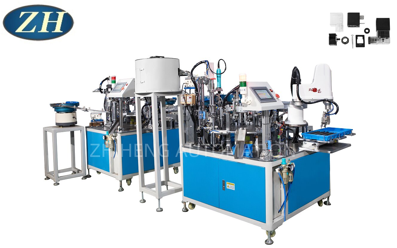 Solenoide balbula muntaketa makina linea mantentzeko erraza
